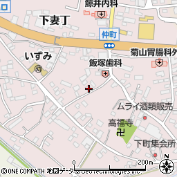 茨城県下妻市下妻丁316周辺の地図