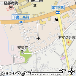 茨城県下妻市下妻乙421-4周辺の地図