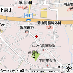 茨城県下妻市下妻丁75周辺の地図