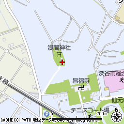 埼玉県深谷市人見1402周辺の地図