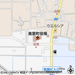 埼玉県児玉郡美里町周辺の地図