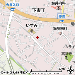 茨城県下妻市下妻丁321-4周辺の地図