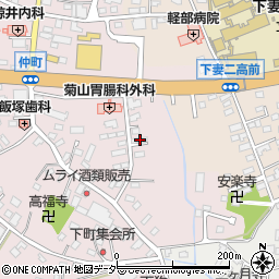 茨城県下妻市下妻丁69-7周辺の地図