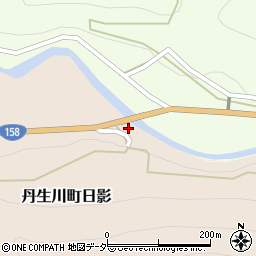 岐阜県高山市丹生川町日影206周辺の地図