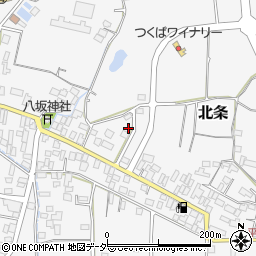 茨城県つくば市北条1156周辺の地図