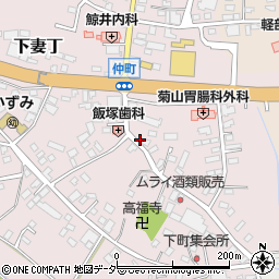 茨城県下妻市下妻丁76周辺の地図