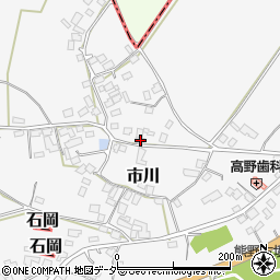 茨城県かすみがうら市市川366周辺の地図