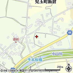埼玉県本庄市児玉町高柳95-3周辺の地図