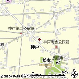 長野県松本市笹賀神戸3503周辺の地図