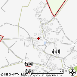 茨城県かすみがうら市市川373周辺の地図