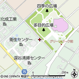 埼玉県深谷市樫合745周辺の地図