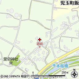 埼玉県本庄市児玉町高柳113-1周辺の地図