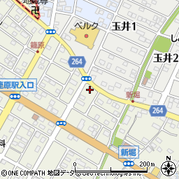 埼玉県熊谷市新堀341周辺の地図