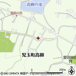 埼玉県本庄市児玉町高柳439-19周辺の地図