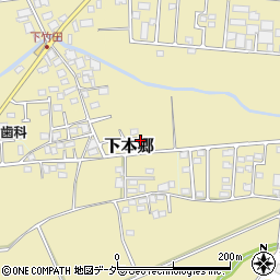長野県東筑摩郡山形村5527周辺の地図