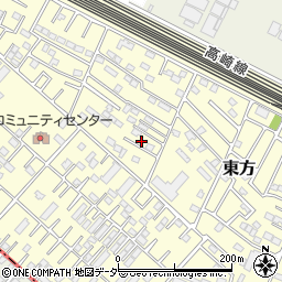 埼玉県深谷市東方3747周辺の地図