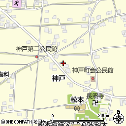 長野県松本市笹賀神戸3504周辺の地図