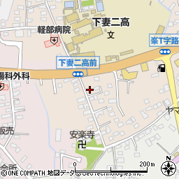 茨城県下妻市下妻乙411-3周辺の地図