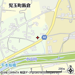 埼玉県本庄市児玉町高柳176周辺の地図