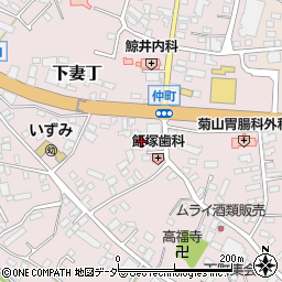 茨城県下妻市下妻丁267周辺の地図