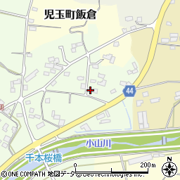 埼玉県本庄市児玉町高柳79-1周辺の地図