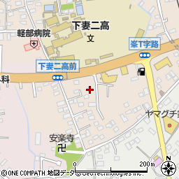 茨城県下妻市下妻乙1213-1周辺の地図