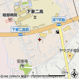 茨城県下妻市下妻乙1213-12周辺の地図