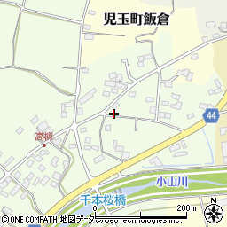 埼玉県本庄市児玉町高柳65-1周辺の地図