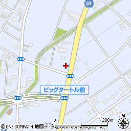 埼玉県深谷市上野台2542周辺の地図
