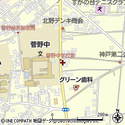 長野県松本市笹賀神戸3835-3周辺の地図