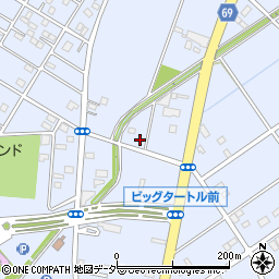 埼玉県深谷市上野台2546周辺の地図