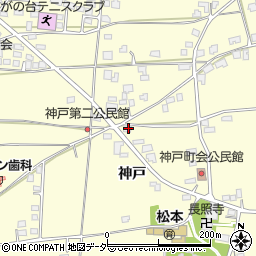 長野県松本市笹賀神戸3500周辺の地図