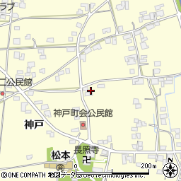 長野県松本市笹賀神戸3538周辺の地図