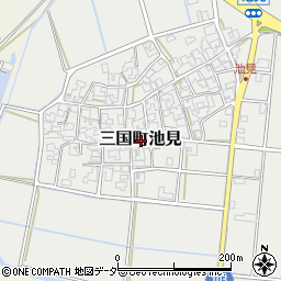 福井県坂井市三国町池見周辺の地図