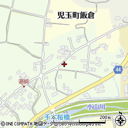埼玉県本庄市児玉町高柳65-2周辺の地図