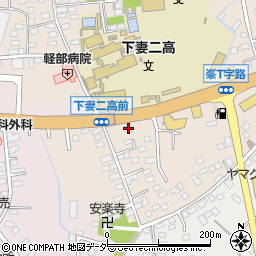 茨城県下妻市下妻乙406周辺の地図