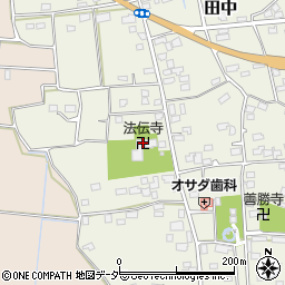 法伝寺周辺の地図