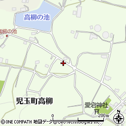 埼玉県本庄市児玉町高柳462-5周辺の地図