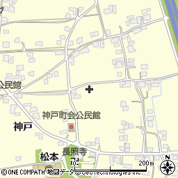 長野県松本市笹賀神戸3540周辺の地図