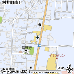 メガネのナガタ松本村井店周辺の地図