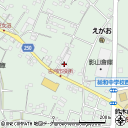 茨城県古河市女沼219周辺の地図