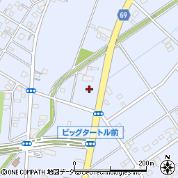 埼玉県深谷市上野台2541周辺の地図