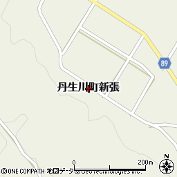 岐阜県高山市丹生川町新張周辺の地図