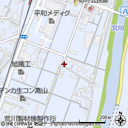 岐阜県高山市下切町86周辺の地図