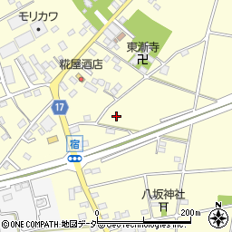 茨城県古河市東山田91周辺の地図