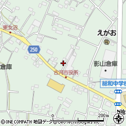 茨城県古河市女沼218周辺の地図