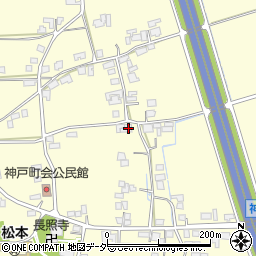長野県松本市笹賀神戸3544周辺の地図
