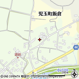 埼玉県本庄市児玉町高柳64周辺の地図