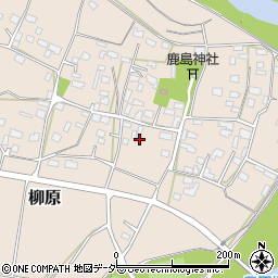 茨城県下妻市柳原257周辺の地図