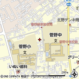 長野県松本市笹賀神戸3456周辺の地図